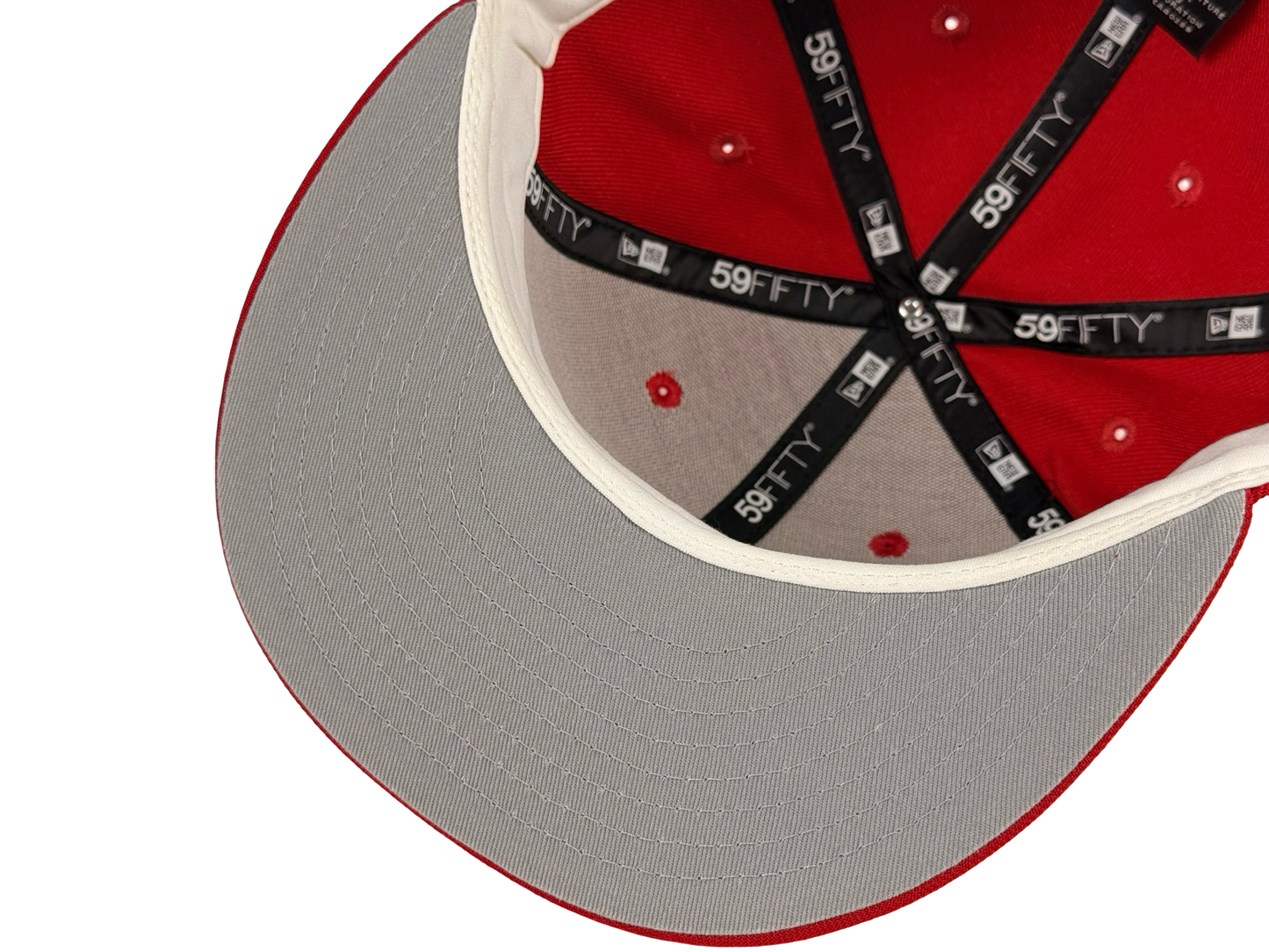St. Louis Cardinals New Era Cap 59FIFTY Fitted Hat Red 2006 World Series Side Patch