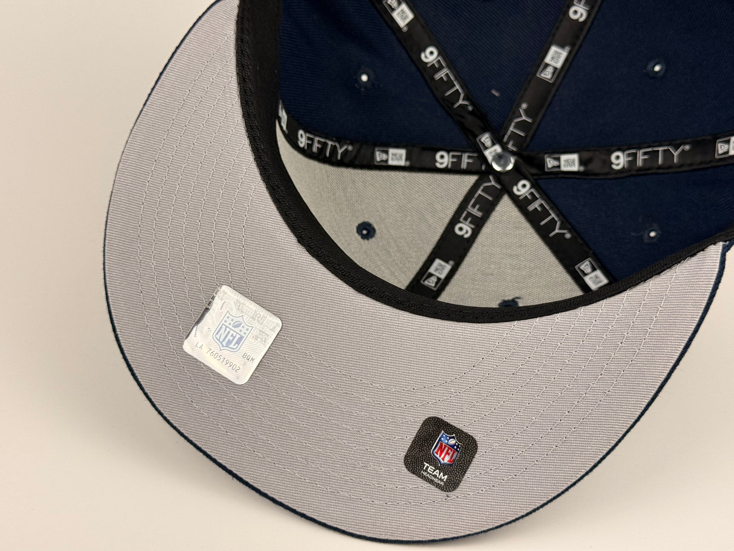 Denver Broncos NFL New Era Cap 9FIFTY Snapback Hat Navy Blue