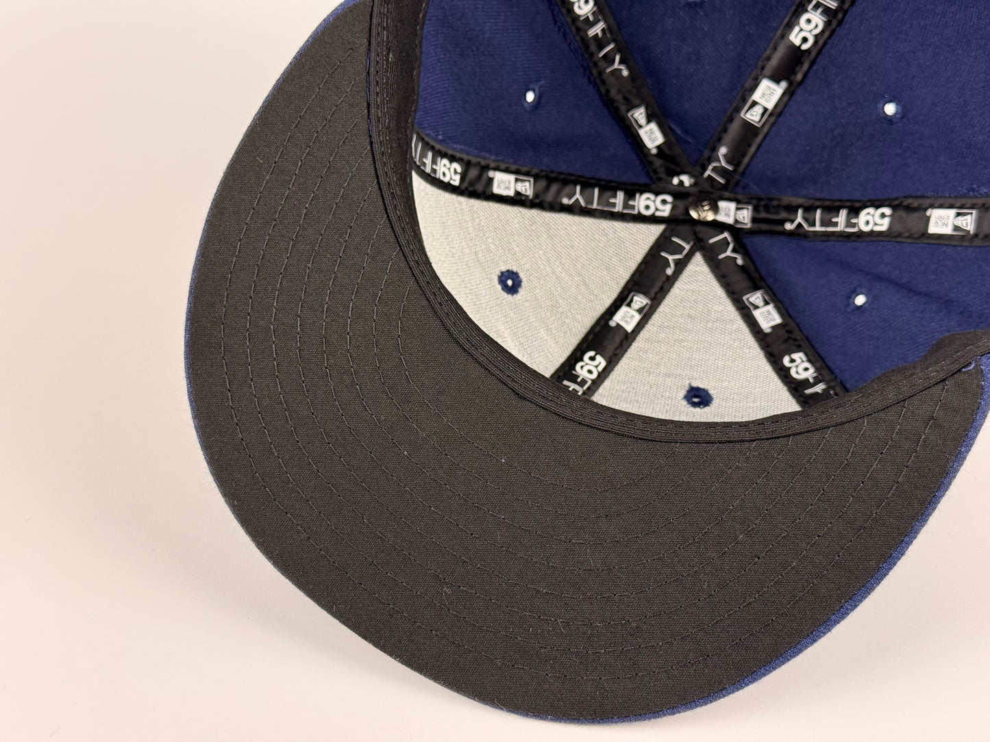 Milwaukee Brewers New Era Cap 59FIFTY Fitted Hat Navy Blue