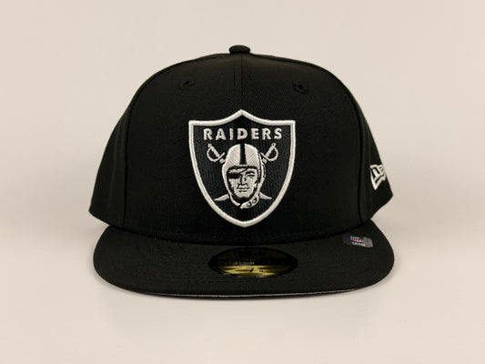 Los Vegas Raiders NFL New Era Cap 59FIFTY Fitted Hat Black