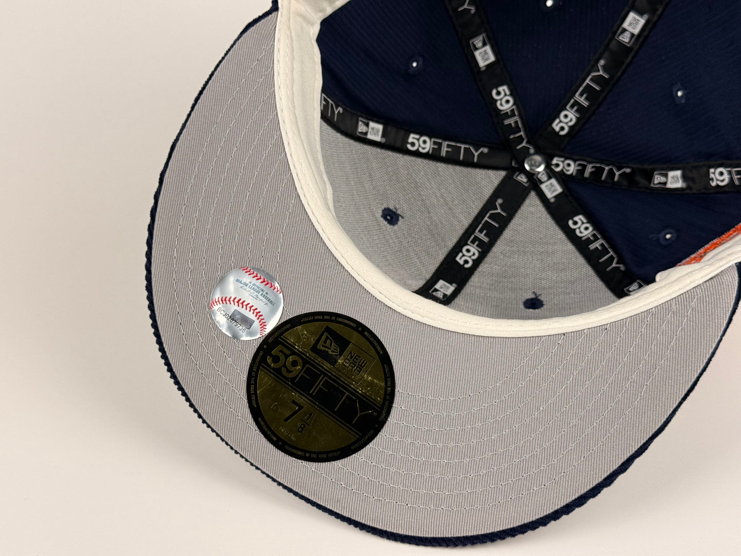 San Diego Padres New Era Cap 59FIFTY Fitted Hat Navy Blue Full Corduroy 1992 All Star Game Side Patch