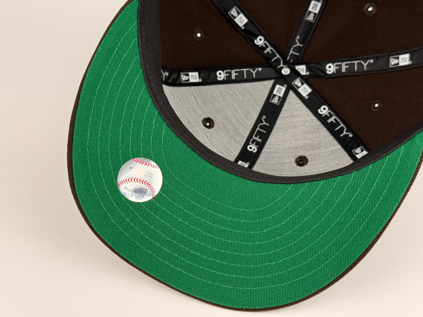 San Diego Padres Script MLB New Era Cap 9FIFTY Snapback Hat Brown