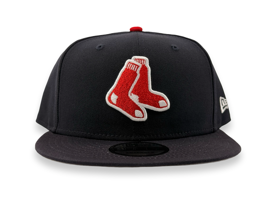 Boston Red Sox New Era Cap 9FIFTY Snapback Hat Navy Blue