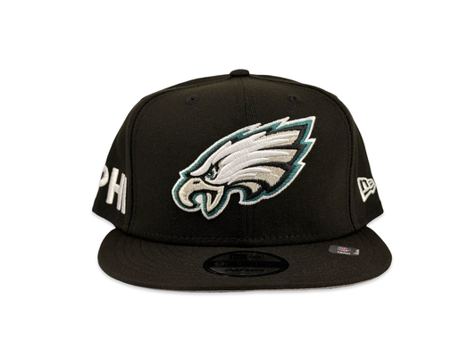 Philadelphia Eagles NFL New Era Cap 9FIFTY Snapback Hat Black