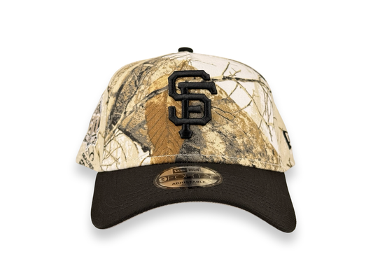 San Francisco Giants Real Tree MLB New Era Cap 9FORTY A-Frame Snapback Hat