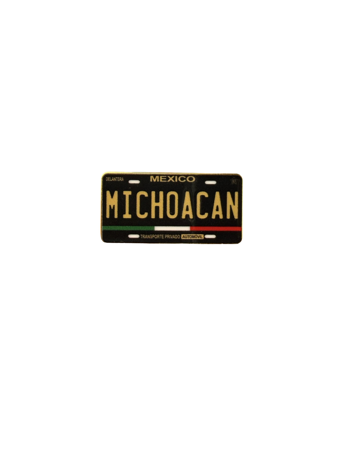 Michoacán Mexico License Plate Hat Pin