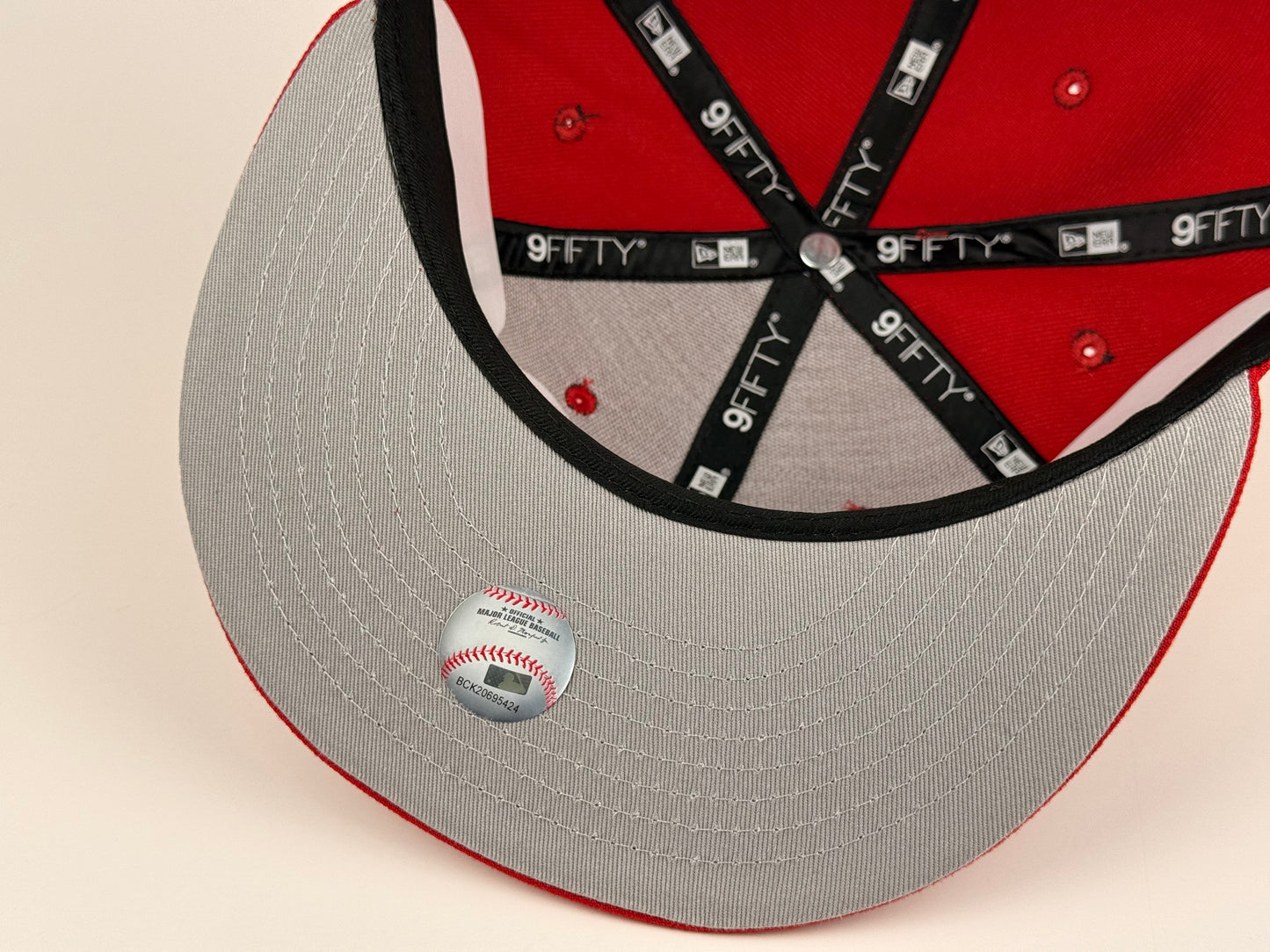 San Diego Padres MLB New Era Cap 9FIFTY Snapback Hat Red 40th Anniversary Side Patch