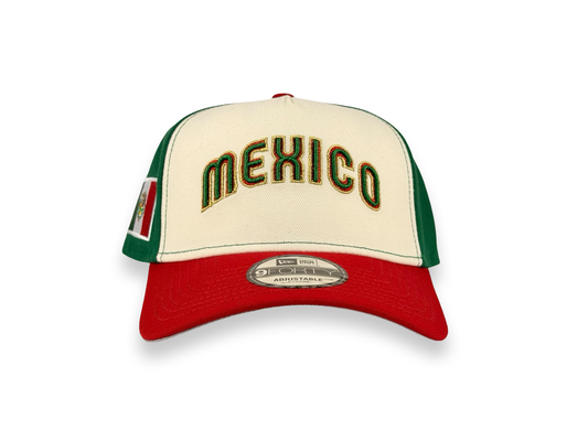 Mexico WBC New Era Cap 9FORTY A-Frame Snapback Hat