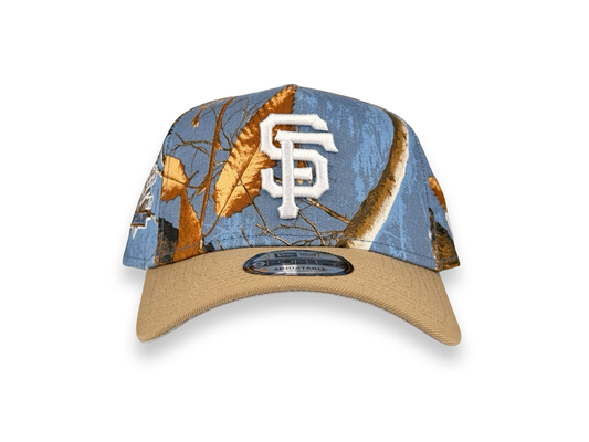 San Francisco Giants Real Tree MLB New Era Cap 9FORTY A-Frame Snapback Hat