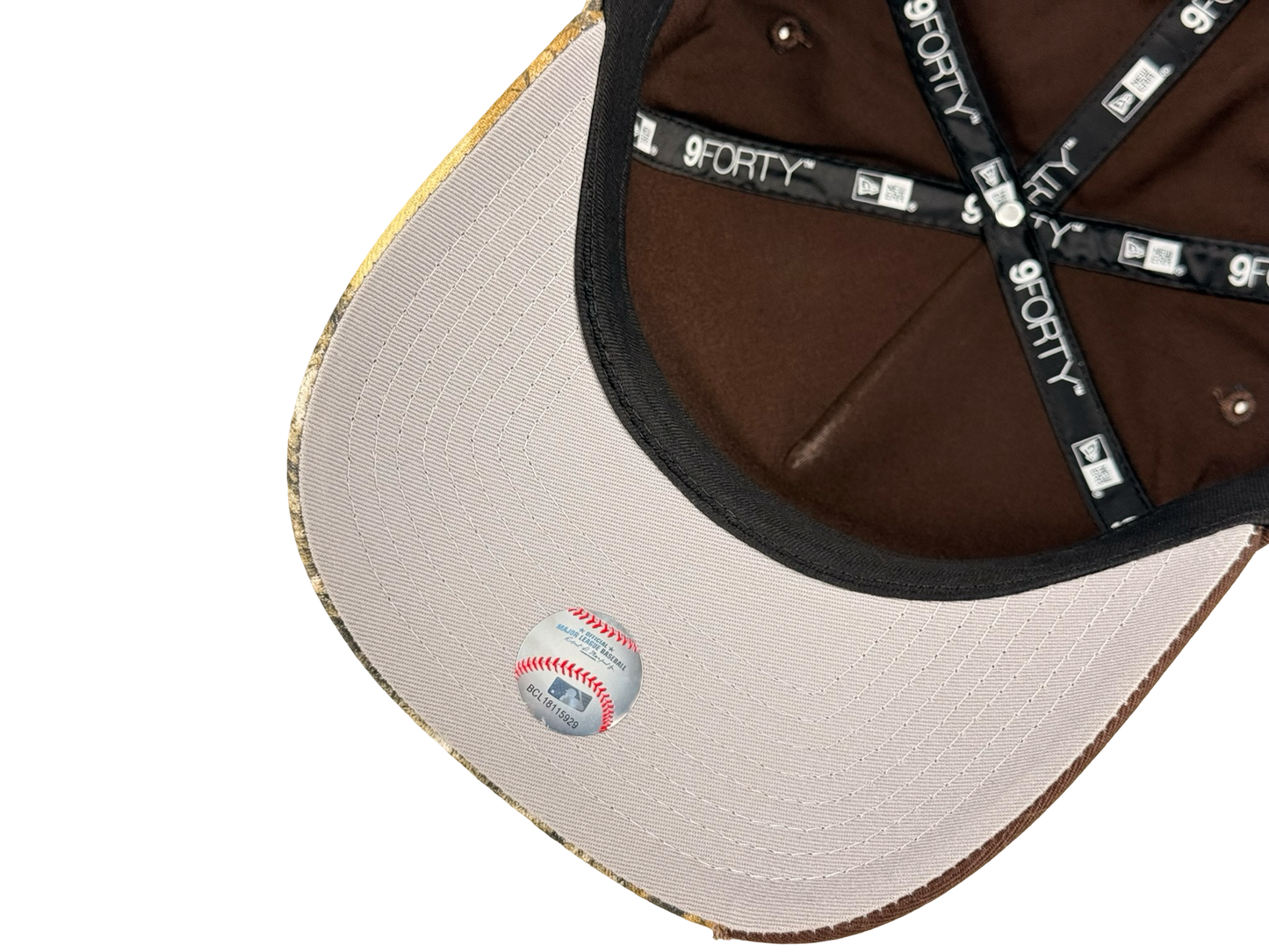 San Diego Padres Real Tree Camo MLB New Era Cap 9FORTY A-Frame Snapback Hat