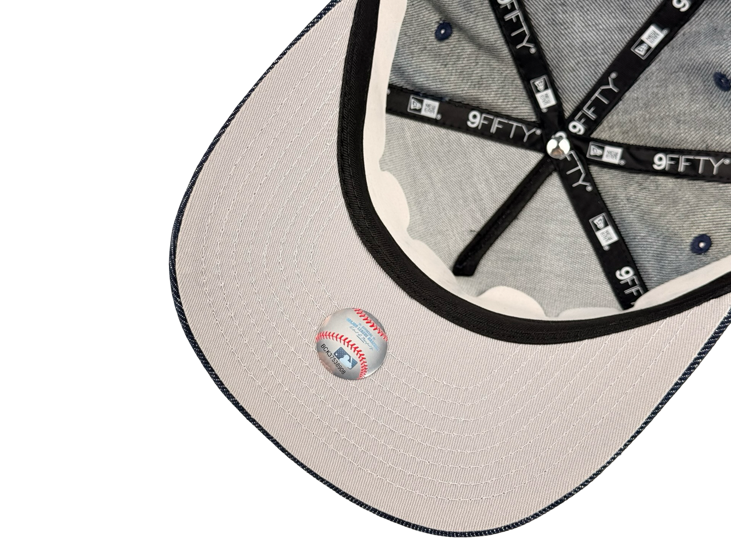 San Francisco Giants MLB New Era Cap 9FIFTY A-Frame Snapback Hat Demin 2007 All Star Game Side Patch
