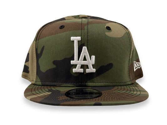 Los Angeles Dodgers New Era Cap 9FIFTY Snapback Hat Full Camo