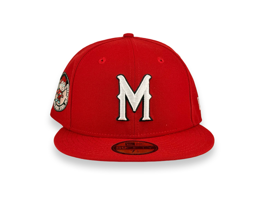 Diablos Rojos del Mexico LMB New Era Cap 59FIFTY Fitted Hat
