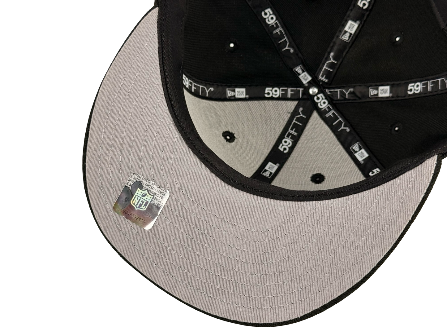 Los Vegas Raiders NFL New Era Cap 59FIFTY Fitted Hat Black