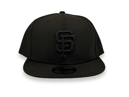 San Francisco Giants MLB New Era Cap 9FIFTY Snapback Hat Black