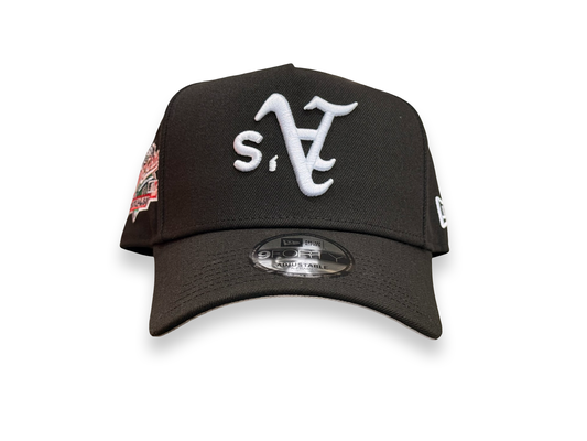 Las Vegas Athletics “A’s” Upside down MLB New Era Cap 9FORTY A-Frame Snapback Hat