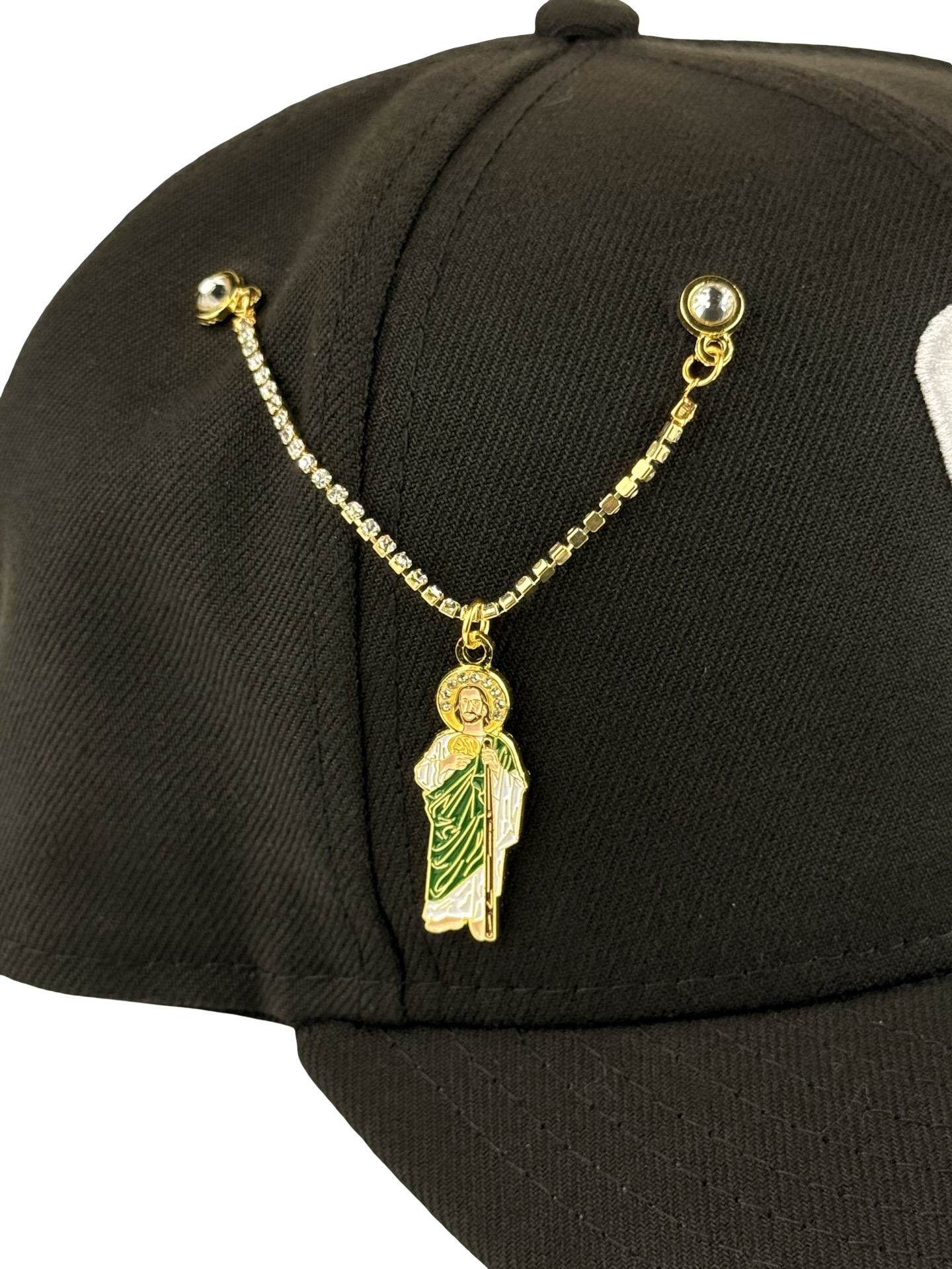 Saint Jude “San Judas” Chain Hat Pin