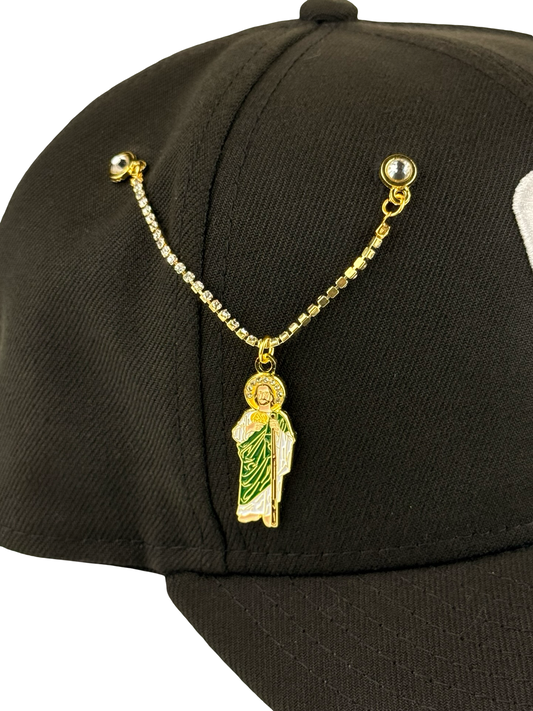 Saint Jude “San Judas” Chain Hat Pin