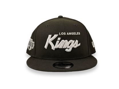 Los Angeles Kings NHL Hockey New Era Cap 9FIFTY Snapback Hat Black