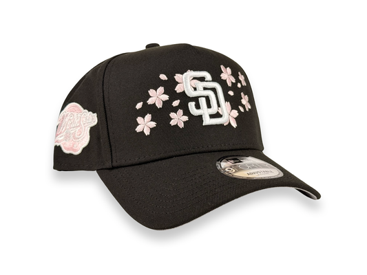San Diego Padres Cherry Blossom MLB New Era Cap 9FORTY A-Frame Snapback Hat