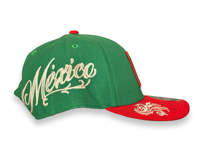 Mexico Script WBC New Era Cap 9FORTY M-Crown Snapback Hat