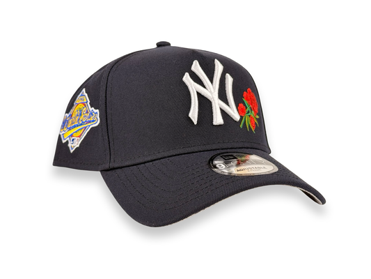 New York Yankees Rose MLB New Era Cap 9FORTY A-Frame Snapback Hat