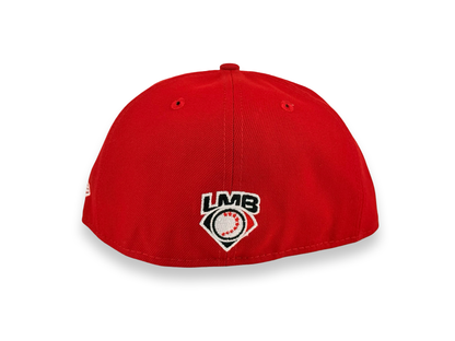 Diablos Rojos del Mexico LMB New Era Cap 59FIFTY Fitted Hat