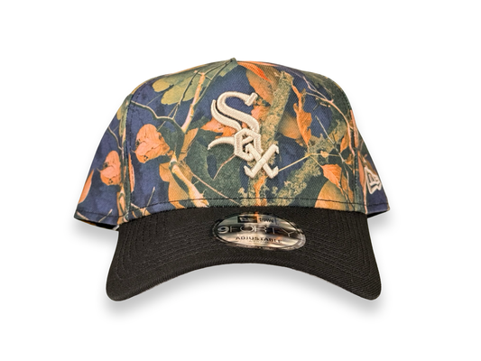 Chicago White Sox Leaves Camo MLB New Era Cap 9FORTY A-Frame Snapback Hat