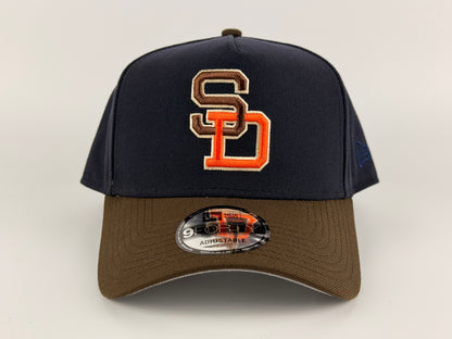 San Diego Padres New Era Cap 9FORTY A-Frame Snapback Hat