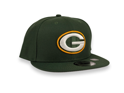 Green Bay Packers NFL New Era Cap 9FIFTY Snapback Hat Green
