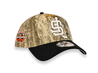 San Francisco Giants Upside Down Real Tree MLB New Era Cap 9FORTY A-Frame Snapback Hat