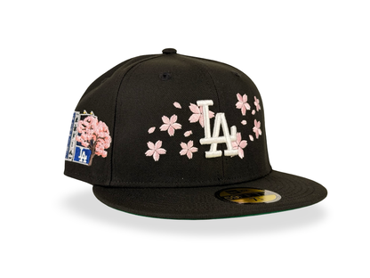 Los Angeles Dodgers Japanese Blossom MLB New Era Cap 59FIFTY Fitted Hat