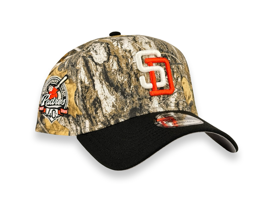 San Diego Padres Real Tree Camo MLB New Era Cap 9FORTY A-Frame Snapback Hat