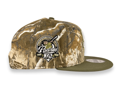 San Diego Padres Real Tree MLB New Era Cap 9FIFTY Snapback Hat