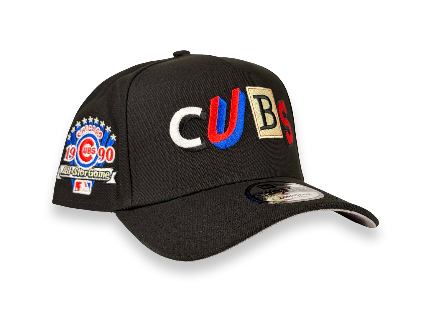 Chicago Cubs MLB New Era Cap 9FORTY A-Frame Snapback Hat