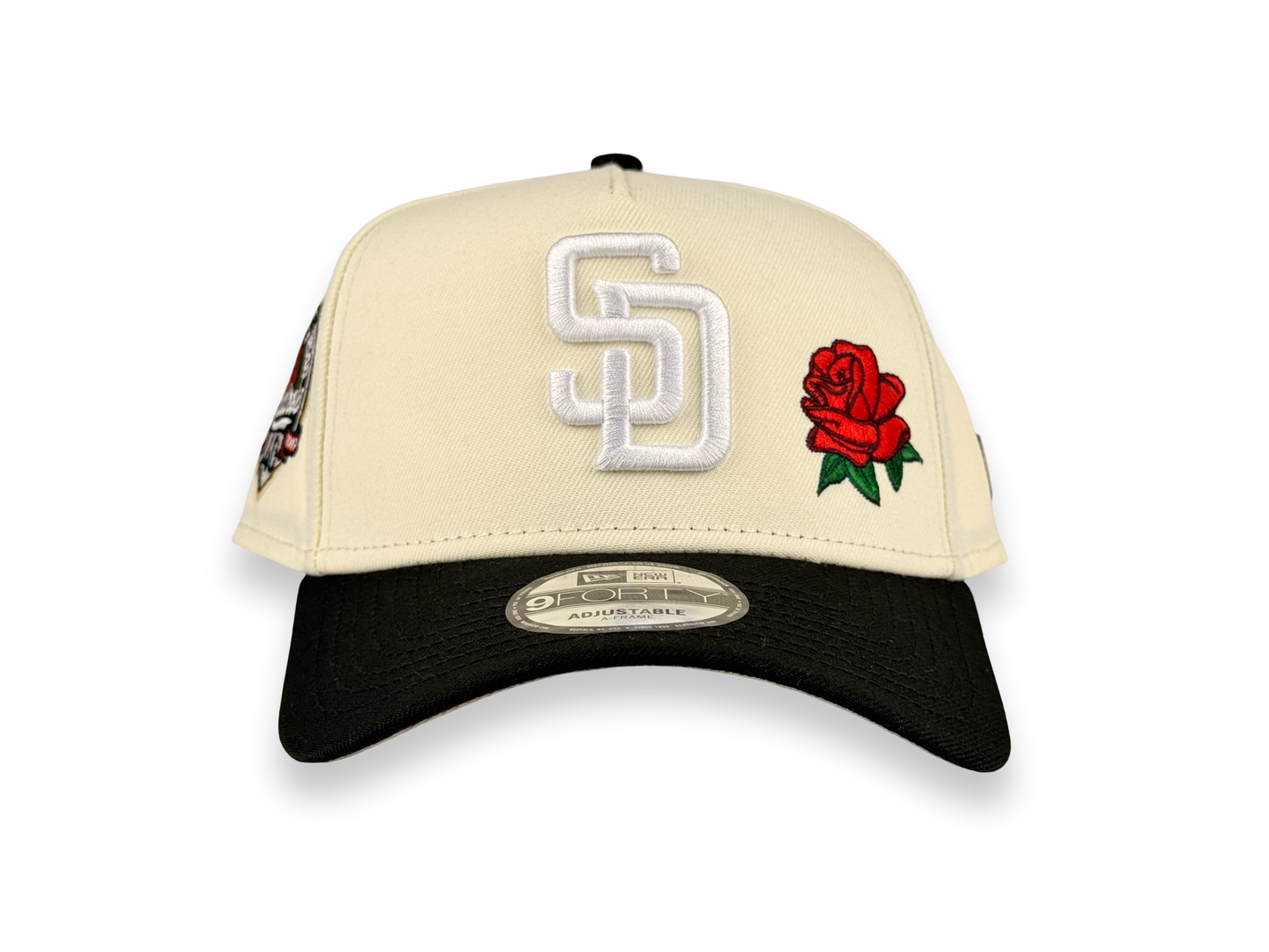San Diego Padres Rose MLB New Era Cap 9FORTY A-Frame Snapback Hat