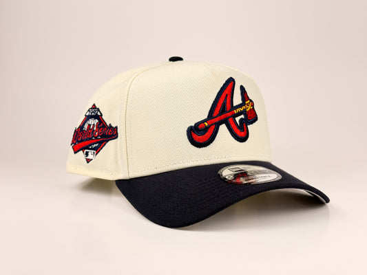 Atlanta Braves New Era Cap 9FORTY A-Frame Snapback Hat