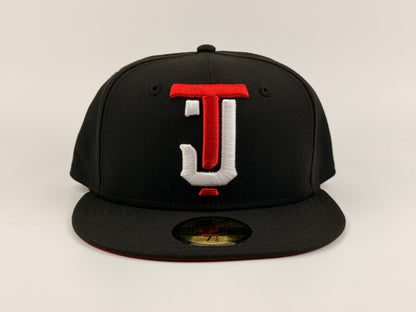 Toros De Tijuana LMB New Era Cap 59FIFTY Fitted Hat Black