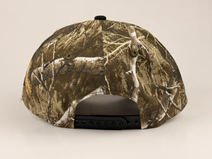 New York Yankees New Era Cap 9FORTY A-Frame Snapback Hat Real Tree Camo 2024 World Series Side Patch