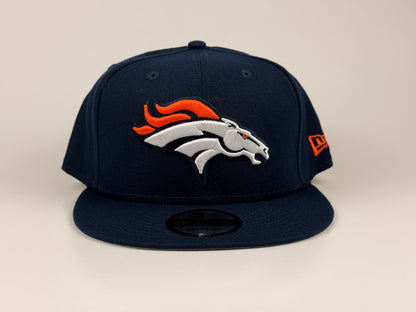 Denver Broncos NFL New Era Cap 9FIFTY Snapback Hat Navy Blue
