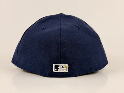 Milwaukee Brewers New Era Cap 59FIFTY Fitted Hat Navy Blue