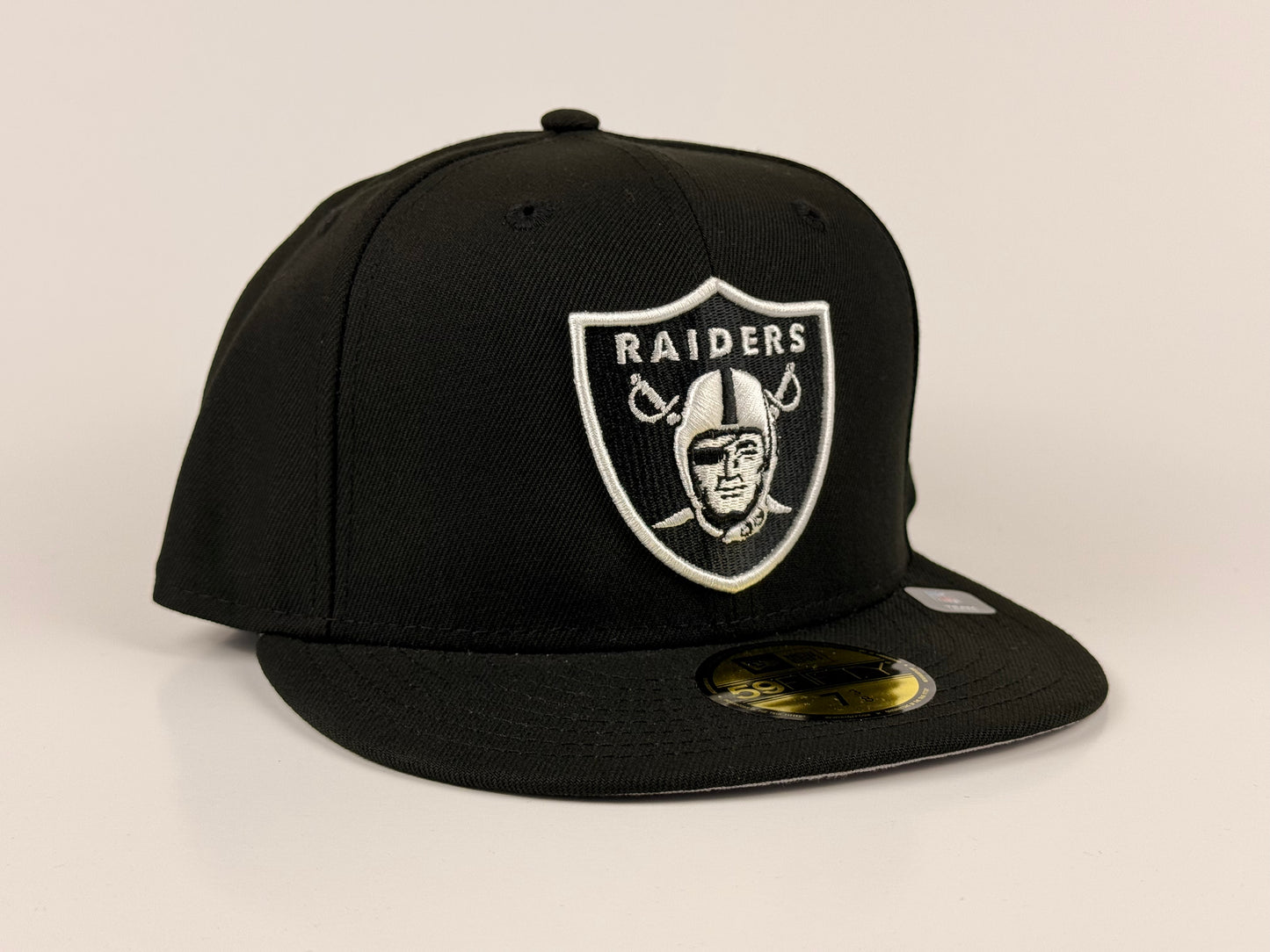 Los Vegas Raiders NFL New Era Cap 59FIFTY Fitted Hat Black