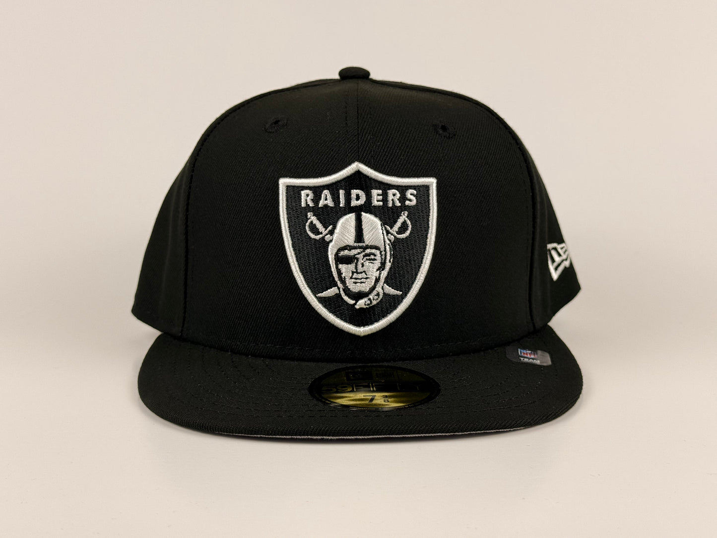 Los Vegas Raiders NFL New Era Cap 59FIFTY Fitted Hat Black