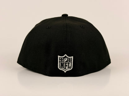 Los Vegas Raiders NFL New Era Cap 59FIFTY Fitted Hat Black
