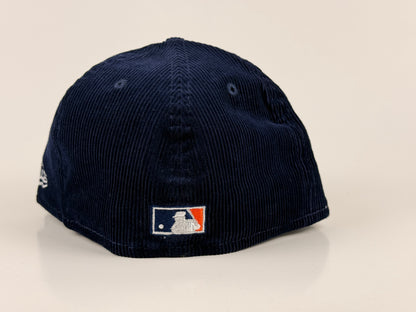 San Diego Padres New Era Cap 59FIFTY Fitted Hat Navy Blue Full Corduroy 1992 All Star Game Side Patch