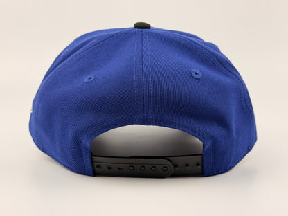 Los Angeles Dodgers New Era Cap 9FORTY A-Frame Snapback Hat Blue Crown Black Visor 40th Anniversary Side Patch