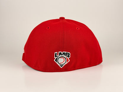 Diablos Rojos del Mexico LMB New Era Cap 59FIFTY Fitted Hat