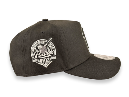 San Diego Padres “P” MLB New Era Cap 9FORTY A-Frame Snapback Hat