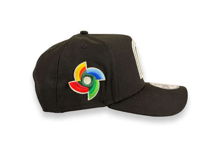 Mexico WBC New Era Cap 9FORTY A-Frame Snapback Hat Black
