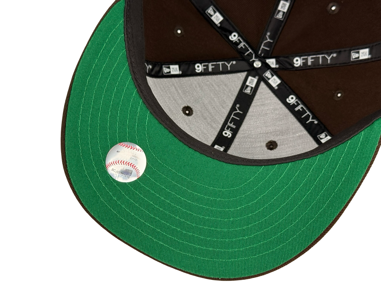 San Diego Padres Script MLB New Era Cap 9FIFTY Snapback Hat Brown